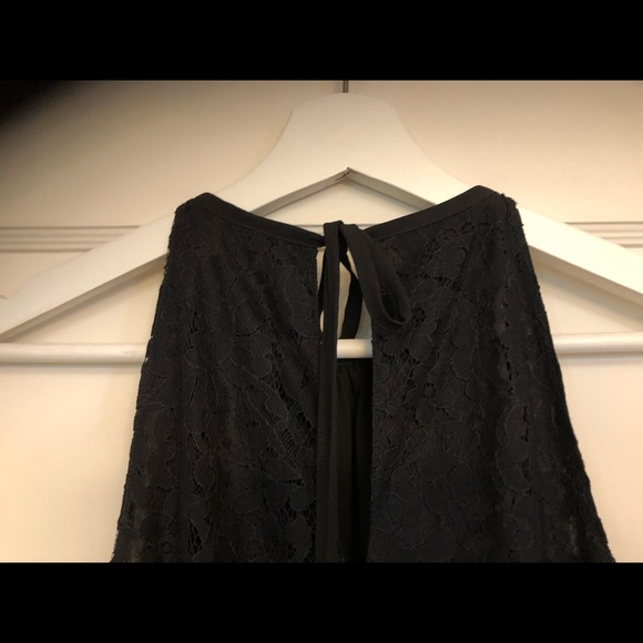 Juicy Couture Scallop Lace Dress Black (2) - Picture 8 of 9